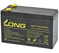 LONG WP7-12(28W)-M/F1 WP7-12(28W)-M/F1 Lead Acid Battery 12 V 7 Ah Lead Non-woven (AGM) (W x H x D) 151 x 102 x 65 m