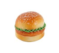 LONG XIN SERIES 1 PCS Artificial Hamburger Simulation Bread Realistic PU Burger Fake Artificial Food for Display Props Model Home Kitchen Party Decoration Flower Shape