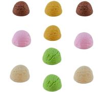 LONG XIN SERIES 10 PCS Fake Ice Cream Ball Display Stage Props