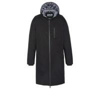 Long zipped jacket with welded seams Schott Noir L