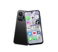 Longben Mini Unlocked Smartphone, 4G Android System 12, 3.88 Inch Full Screen, Dual Sim Card, 2MPx+5mMP HD Camera, 1950mah Long Lasting Battery Life, Gps/Wifi/Face Recognition/Otg(3GB+32GB Black)