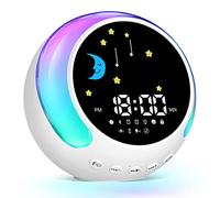Longben Sunrise Alarm Clock Wake Up Light with Bluetooth, Digital Alarm Clocks Bedside Dimmable Night Light,Sleep Training Clock for Bedside,for Boys and Girls Bedroom and Living Room