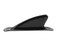 Longboard Surfboard Fin Black PVC Surf Board Tail Fin for Inflatable Paddleboard Accessory Small Waves Strong Beaches Size 21x6 5x6 5cm