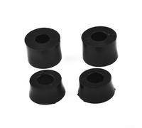 Longboard Truck Rebuild Kit 4Pcs Stable Ride Smooth Lean(Black100A)