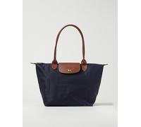 LONGCHAMP Le Pliage Original M Nylon and Grained Leather Bag