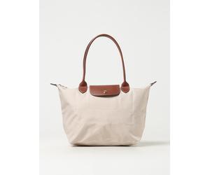 LONGCHAMP Le Pliage Original M Nylon and Grained Leather Bag
