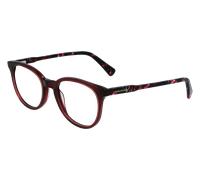 LONGCHAMP LO2608 611 Woman Optical frames Acetate Red Squared Normal Photochromatic