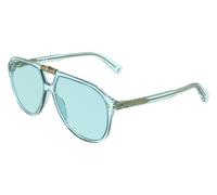 LONGCHAMP LO800S 419 Woman Sunglasses Bio-injected Light blue Light blue Pilot Normal