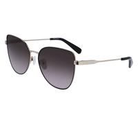 LONGCHAMP Woman LO165S 728 Sunglasses Metal Black Grey Cat Eye Photochromatic