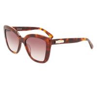 LONGCHAMP Woman LO692S 230 Sunglasses Plastic Havana Brown Butterfly Photochromatic