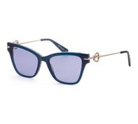 Longchamp Women's LO737S-400 Fashion Cat Eye Sunglasses in Blue