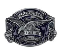Longcreek Eagle Belt Buckle for Men, American Flag Eagle Belt Buckle, American Bald Eagle Belts Buckle, Soaring Eagle Belt Buckles, Western Cowboy belt buckle, Vintage Punk Rock belts buckles