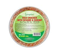 LONGDAN Rice Cracker with Shrimp & Sesame, 500g