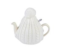 LONGDON HOMEONE One Piece Tea Cozy For 2 Cups Size,600ml,20oz,Not Include Teapot. (WHITE)
