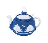 LONGDON HOMEONE Tea Cozy Suitable for a 600ml,20oz Tea Pot,Teapot Warmer -100% Acrylic Fibers Filling,Two Piece (Blue Tree)