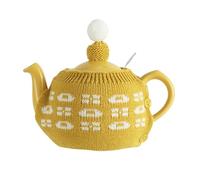 LONGDON HOMEONE Tea Cozy Suitable for a 600ml,20oz Tea Pot,Teapot Warmer -100% Acrylic Fibers Filling,Two Piece (Yellow)