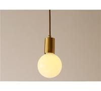 LONGDU Modern Gold Chandelier Brushed Brass Finished Adjustable Height Hanging Light Fixtures Simple Creative Pendant Light for Kitchen Island Study Room Living room Bar (Color : B)