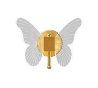 LONGDUOU Creative Butterfly Personalized Wall Lamp,Modern Nordic Simple Wall Lights,Home Decoration Wall Mounted Lamp for Bedroom Living Room Study Room Dining Room Stairs Porch Hallway Restaurant