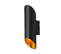 LONGDUOU Modern Nordic Simple Wall Lamp,Up and Down Wall Light,Black Metal Lampshade Indoor Wall Mounted Lamp for Bedroom Living Room Study Room Dining Room Stairs Porch Hallway Restaurant