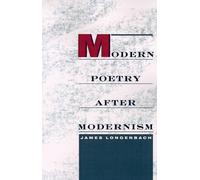 Longenbach Modern Poetry After Modernism (Paperback)