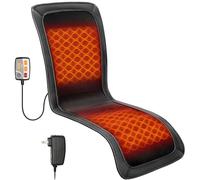 Longer Heated Seat Cover-Home/Office Seat Cushion with Fast Heat to Promote Blood Circulation & Relieve Fatigue,A Warm Gift for Winter, Black