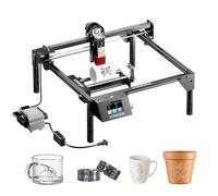 LONGER Laser Engraver Bundle 5W, Suitable for Desktop Laser Cutting and Engraving Machines for Wood, Leather and Acrylic. Equipped with Safety Features, Pneumatic Assist Devices and a Roller kit for