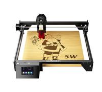 LONGER Laser Engraving and Cutting Machine 5 W, 400 x 400 mm Working Area, Offline with Touch Screen, for Wood, Acrylic, Leather, Metal,Engraving Speed Up to 24,000 mm/min