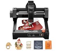 Longer Ray5 5.5W Mini Laser Engraver, DIY CNC,High-Speed Laser Cutter up to 12000 mm/min, Engraving and Cutting Machine for Wood, Metal, Acrylic, Leather, 130×130 mm Working Area, Connection