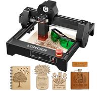 Longer RAY5 Laser Engraver 3500mW High Precision 0.04 * 0.04mm Laser Cutter and Engraving Machine 130x140mm Working Area Laser Cutter for Wood Metal Acrylic Glass