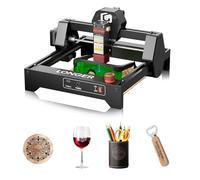 LONGER Ray5 mini Laser Engraver, 32-Bit High-Speed 12000mm/min, 0.04mm Compressed Spot, WiFi APP Control, 130×140mm Engraving Area, Eye Protection, for Wood, Acrylic, Paper (3.5W)