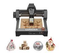 LONGER Ray5 Mini Laser Engraver, High-Speed Laser Engraving Machine with WiFi Control and Emergency Stop, for Wood, Metal, Acrylic, Leather and DIY Projects, 130 x 140 mm Working Area, 3.5W