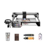Longer RAY5 New Upgrade Laser Engraver, Laser Cutter 40W Output Power, Engraving Speed Up to 24,000 mm/min, 3.5” Color Touch Screen, App Offline Control, DIY Engraver Tool for Metal/Glass/Wood