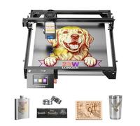 Longer RAY5 Upgraded 20W Laser Engraver Machine, Exclusive 3.5" Touch Screen for DIY, Cutting Tool for Metal Coloring, Acrylic, Wood, Glass, Leather. Laser Class 2