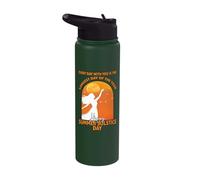 Longest Day Happy Summer Solstice Day Paganism Midsummer Stainless Steel Insulated Water Bottle