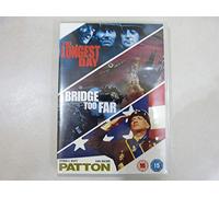Longest Day / Patton / A Bridge Too Far (15) NEW DVD