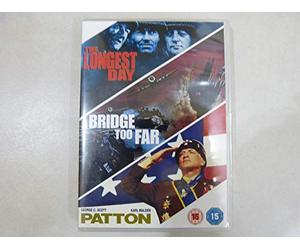 Longest Day / Patton / A Bridge Too Far (15) NEW DVD