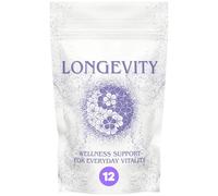 Longevity Bioenergetic Wellness Patches - Vagus Nerve Support for Balance, Vitality & Everyday Wellness - Non-Transdermal, Drug-Free, Ingredient-Free (12 Pack)