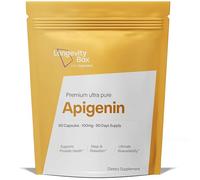 Longevity Box Apigenin Supplement - 100mg Apigenin x 90 Capsules, 98% Pure High Potency Celery Seed Extract, 3rd Party Certified, Vegan-Friendly and Non-GMO, Supports Optimum Health & Vitality