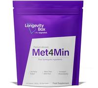 Met4Min | 120 Capsules 60,000mg | High Purity Blood Sugar Formula | Diabetic Supplement for Blood Glucose Level Support (120 Count)