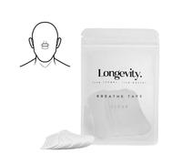 Longevity Breathe Tape - 30 Strips (Clear) - Anti Snoring Nasal Strips for Better Sleep & Improved Airflow - Hypoallergenic Nose Strips for Breathing, Clinically Proven Snoring Aids for Men & Women