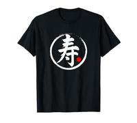 “Longevity” Japanese Kanji Word Graphic T-Shirt