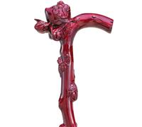 Longevity Peach Shaped Wooden Walking Cane, Hand-Carved Stick for Elderly Women, Walking/Travel, Load Bea(82Cm(Use Height 156 160Cm))