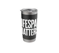 Longevity Science Biohacking Life Extension Anti-Aging Stainless Steel Insulated Tumbler
