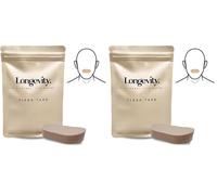 Longevity Sleep Tape - 30 Strips (Beige) - Dermatologically Tested Mouth Tape for Sleeping, Women and Men - Supports Nasal Breathing and Reduces Snoring - 95% Cotton, Rayon-Free Mouthtape (Pack of 2)