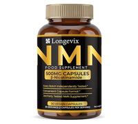 Longevix NAD+ Precursor | Nicotinamide 500mg 30 Vegan Capsules | Vitamin B3