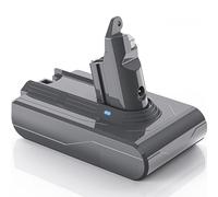 Longfit Battery for Dyson V6 Animal Trigger Fluffy Motorhead Absolute Vacuum Cleaner, Li-Ion Battery DC58 DC59 DC61 DC62 DC72 DC74 SV03 SV05 SV06 SV07 SV09 with Filter, Brush, Screwdriver & Screws