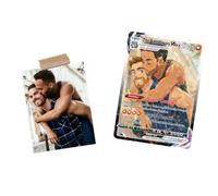 LongGenius Custom Photo Pokemon Card, Personalized Anniversary Card, Anime Wedding Cards, Custom Cards for Couple