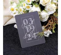 LongGenius Custom Wedding Day Gift - Playing Cards | Unique Wedding Favor | Wedding Sign in Deck | Wedding Book Cards | Wedding Party Gifts
