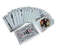 LongGenius Hollow Knight Inspired Playing Card, Deck 54 Poker Size Cards, Fan Made Custom Black White Designs 6x9cm