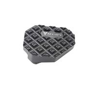 LongGreat CNC Aluminum Rear Foot Brake Lever Enlarger Extension Side Plate Pad Extender Pedal Tip Widening Base Peg For Yamaha MT07 FZ07 XSR700 Tracer700 2014-2020